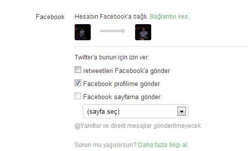 twitter i facebokta paylasma